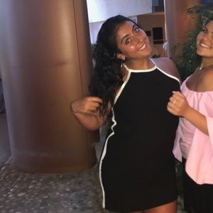 Black And White Dress Large